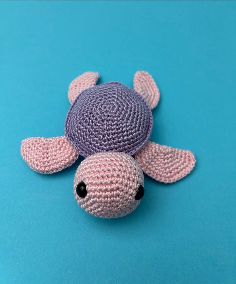 Gehäkelte Schildkröte amigurumi handgemacht in Ehrenburg