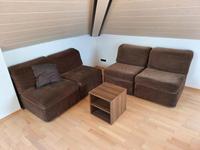 Space Age 70er Club lounge vier Sessel braun vintage Sofa Couch Baden-Württemberg - Bad Schönborn Vorschau