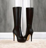 High Heels Plateau Stiefel schwarz Größe 45 Berlin - Biesdorf Vorschau