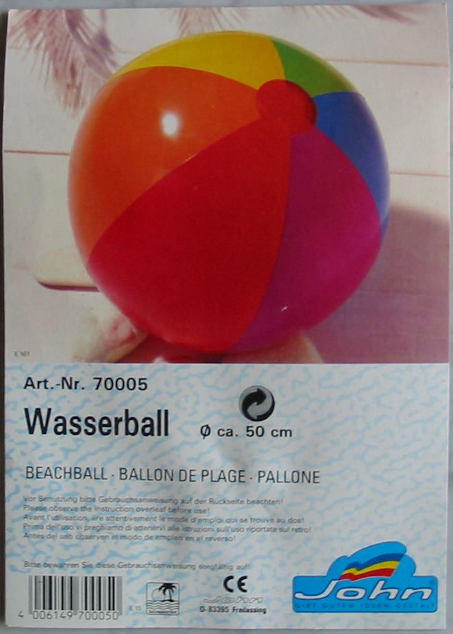 SUCHE John Wasserball Strandball aus 80er Beach Club Beachball in Osnabrück