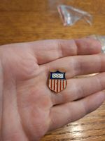 Vintage Pin USA Olympia Schild Emaille alt Niedersachsen - Goslar Vorschau