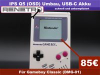 Umbau, Mod Service Nintendo Gameboy Classic (IPS Display, Akku) Sachsen - Rossau (Sachsen) Vorschau