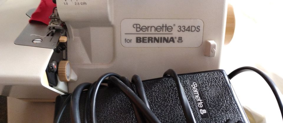 Nähmaschine Bernette334 DS by Bernina, Overlock in Lindau