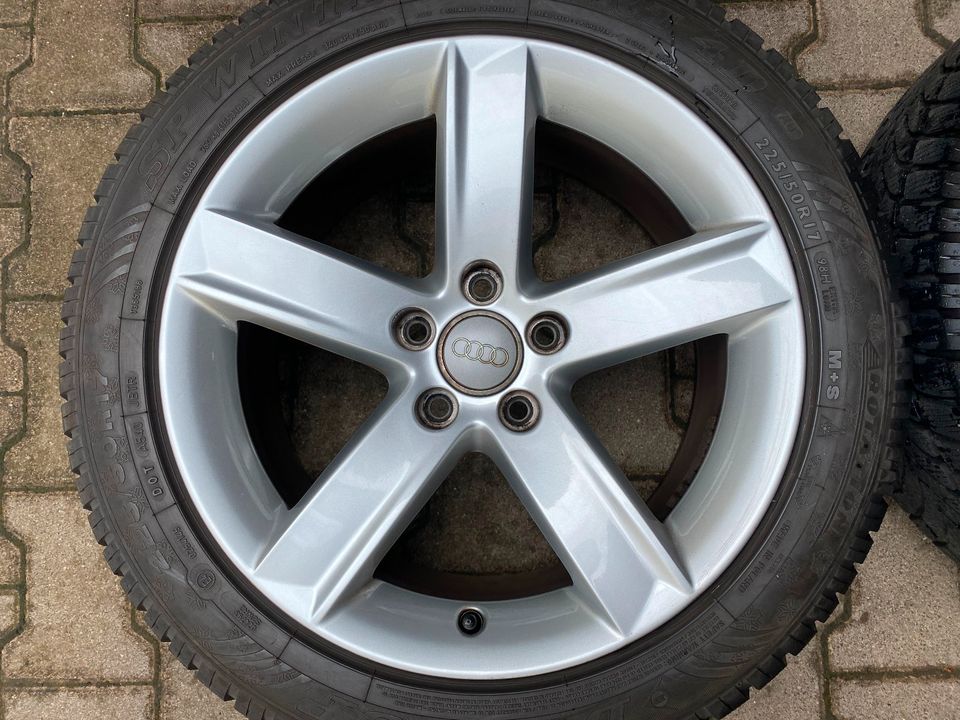 17 Zoll Audi A5 8T 7,5Jx17H2 ET28 LK 5x112 225/50 R17 Winter in Klein-Winternheim