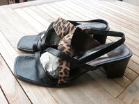 Damen Sandalen von Maripè schwarz/ nougat Niedersachsen - Georgsmarienhütte Vorschau