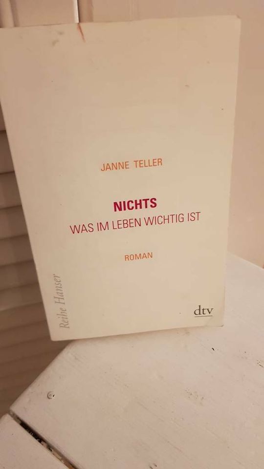 Nichts was im Leben wichtig ist  Roman Jugendbuch Kllassenlektüre in Mömlingen