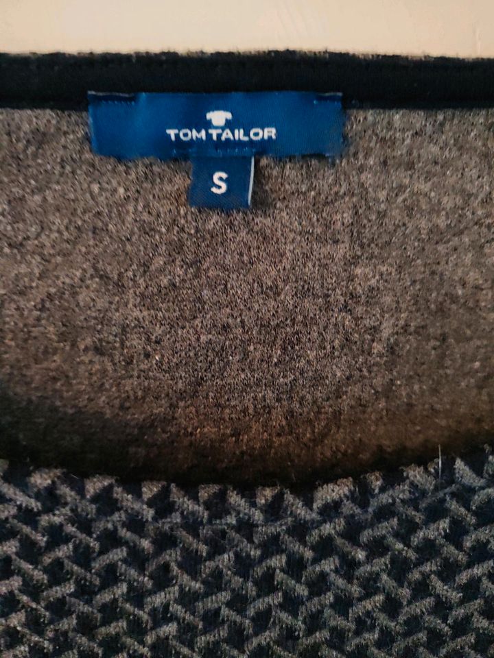 Tom Tailor Oberteil Shirt grau blau Größe S 36 38 in Elze