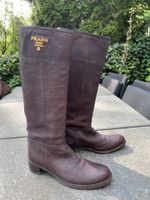 Original Prada Damen Leder Stiefel Braun Gr. 36 Top Essen - Frillendorf Vorschau