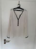 Esprit Collection Bluse 34 36 S weiß schwarz Hessen - Egelsbach Vorschau