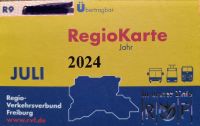 Regiokarte übertragbar RVF Juli 2024 Baden-Württemberg - Bad Krozingen Vorschau