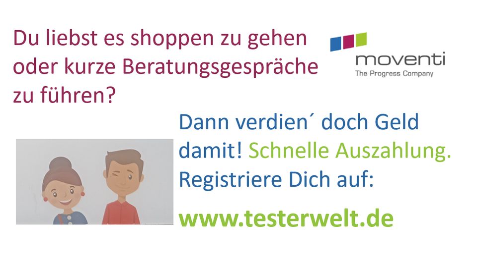 Schnelles Zusatzeinkommen in Penig: Werde Tester (m/w/d)! in Penig