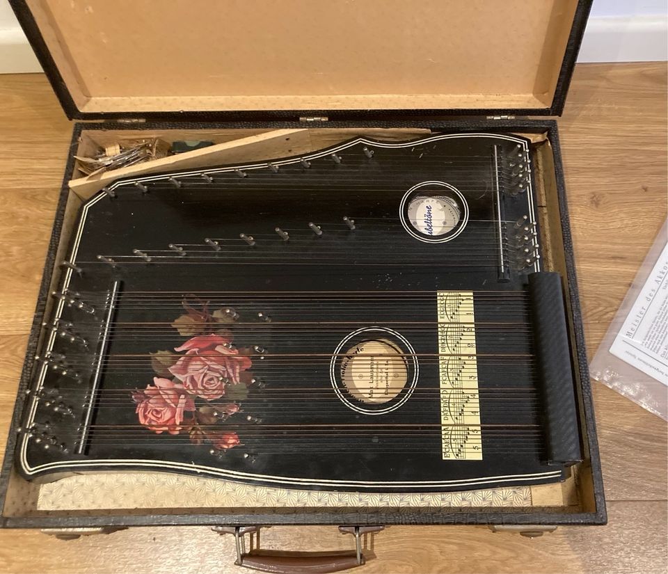 Wunderschöne alte Akkordzither in Hamburg