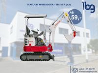 TAKEUCHI MINIBAGGER TB 215 R  (1,5 t) Mieten Nordrhein-Westfalen - Hilden Vorschau