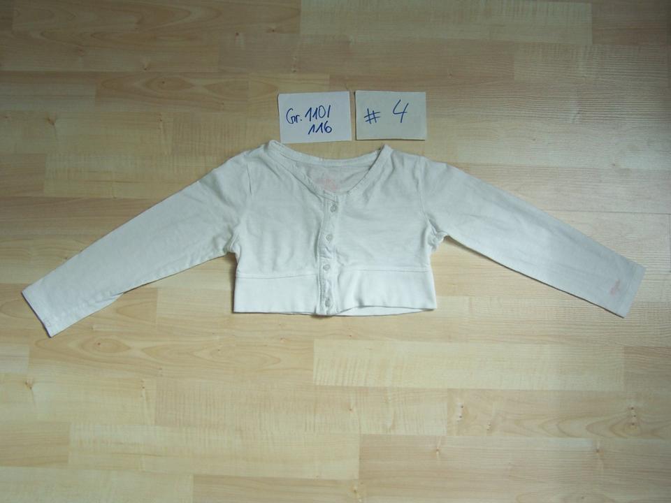 Mädchen, Kleid, Bolero, H&M, Gr. 110/116, Schmetterling, Streifen in Wettin-Löbejün