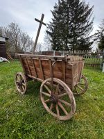 Antiker Handwagen aus Holz Sachsen-Anhalt - Stedten Vorschau