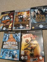 GameCube Spiele Herr der Ringe FIFA Street 2 Sims Wrestling Hessen - Heidenrod Vorschau