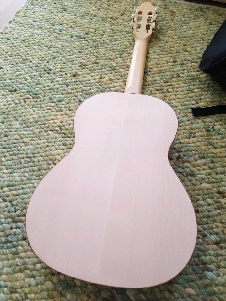 Gitarre 4/4 von Pro Natura Maple inkl. Hülle u. Notenständer in Dresden