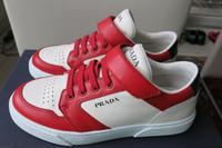 Orginal Prada Schuhe Sneakers rot, weiß Gr. 35 wie neu Bayern - Burglengenfeld Vorschau