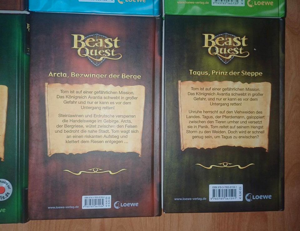 Buchreihe Beast Quest, Band 1 bis 12, Fantasy-Kinderbuchreihe in Braunschweig