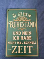 Schild Ruhestand Hessen - Helsa Vorschau