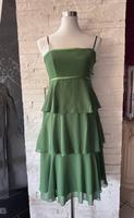 Zero Kleid Cocktailkleid Sommerkleid Volantkleid 36/S grün Hessen - Bebra Vorschau