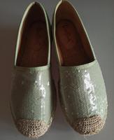 Vera Blum Espadrilles neuwertig mint grün Pistazie pailetten 37 Brandenburg - Großbeeren Vorschau