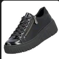 Rieker Sneaker Damen Lack Schwarz 37 Bayern - Augsburg Vorschau