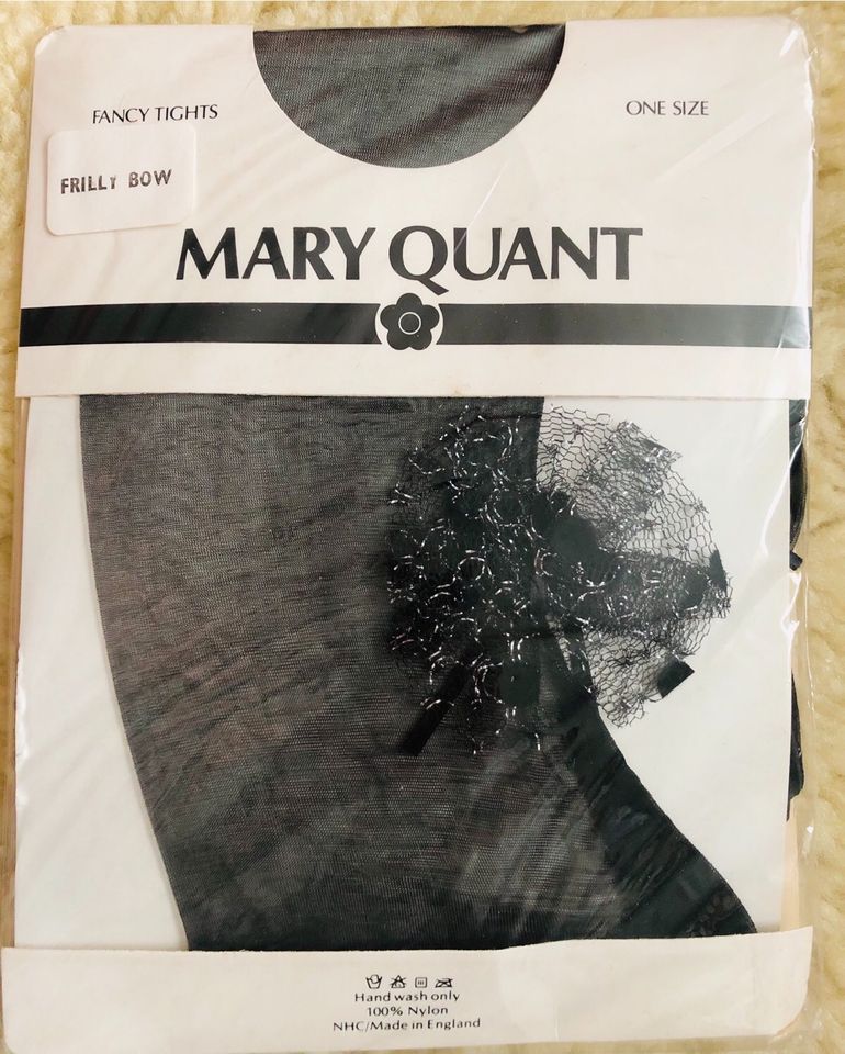 Vintage Mary Quant Nylon Strumpfhose mit Naht in Friedberg (Hessen)