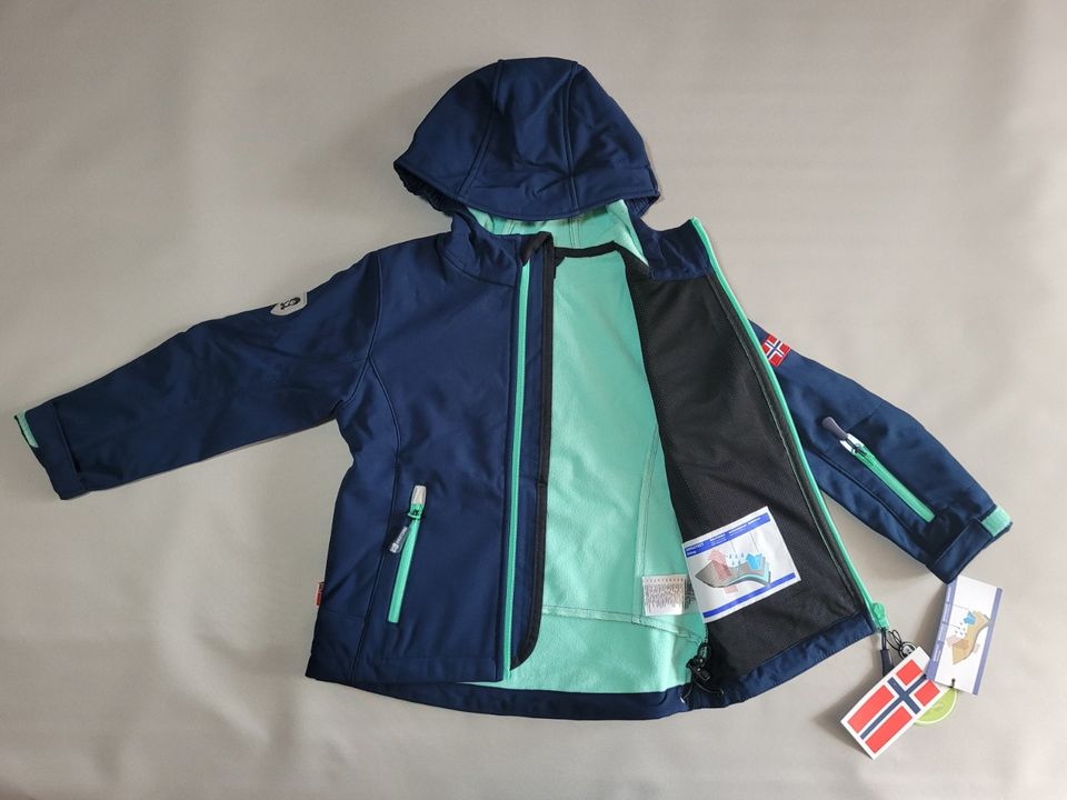 Trollkids Softshelljacke Oslofjord Gr.110 Neu in Auerbach in der Oberpfalz