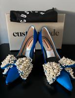 Custommade - Satin High Heel - Royal Blau Essen - Bergerhausen Vorschau