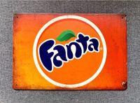 Retro Blechschild Deko Schild Vintage 30x20cm Fanta *Neu* Baden-Württemberg - Walddorfhäslach Vorschau