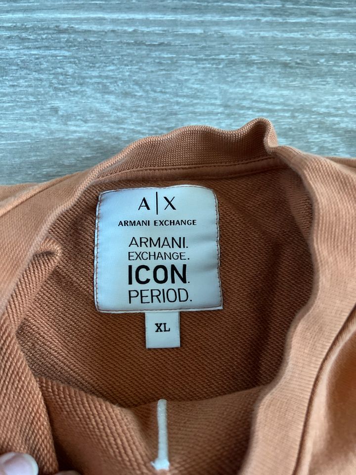 Armani Exchange Pullover Braun Gr. XL in Uder