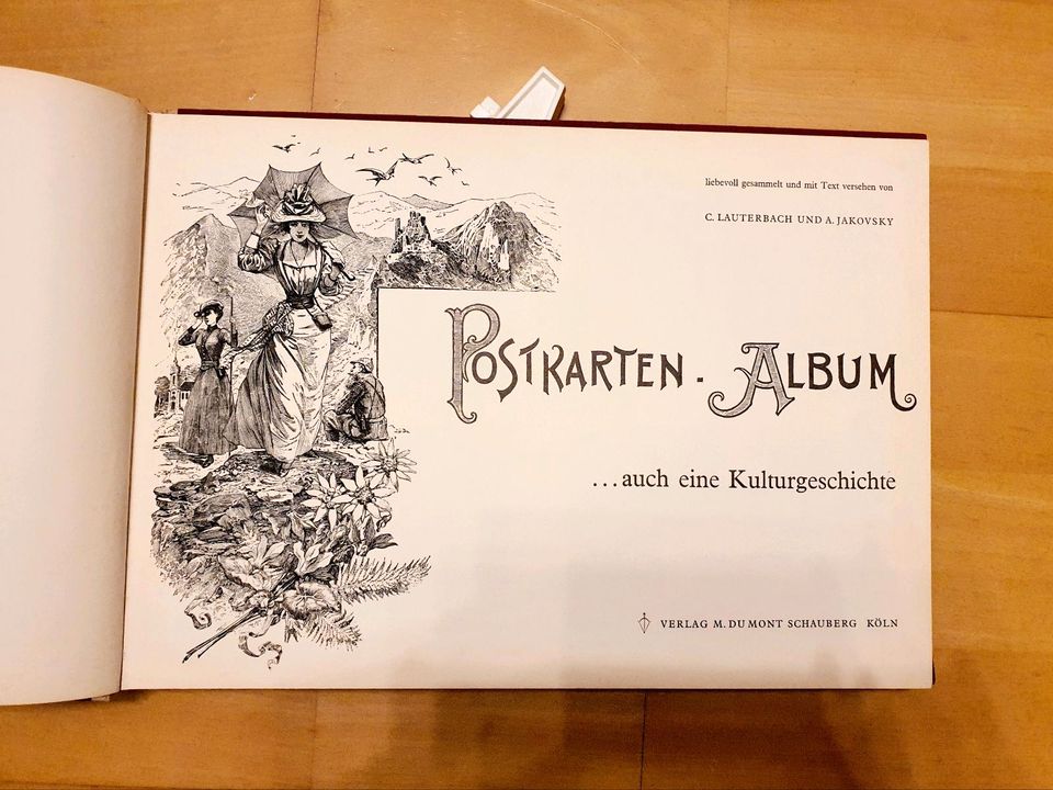 Postkarten Album Antik Vintage Sammeln alt rar in Düsseldorf