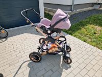 Kinderwagen mit Babyschale und Korb Bayern - Arzberg Vorschau