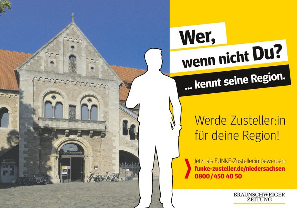 Zusteller (m/w/d) für die Braunschweiger Zeitung in BS-Mascherode in Braunschweig