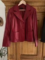 Leder Blazer rot Gr 46 (40/42) Nordrhein-Westfalen - Bergisch Gladbach Vorschau