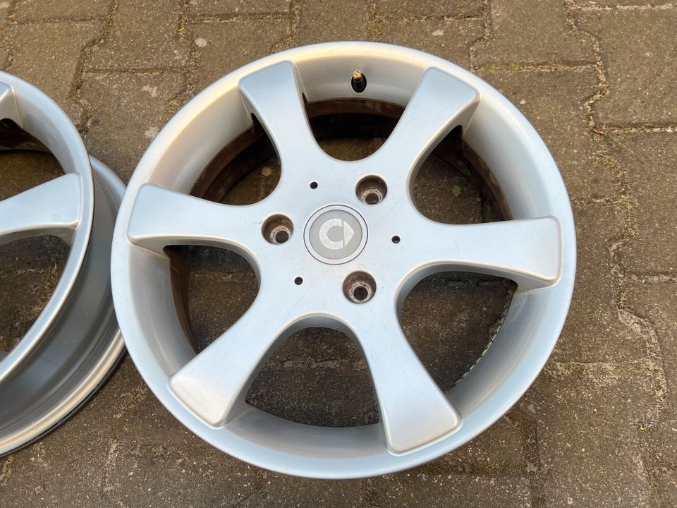 Smart 450 Fortwo Coreline Alufelgen 5x15et34 6,5x15et-1 selten in Berlin