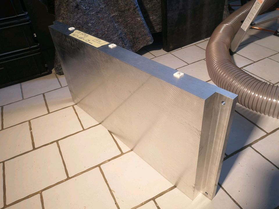 Aluplatte Aluminiumplatte 860x400x59mm 50kg Fräsen Drehen Bohren in Vilseck