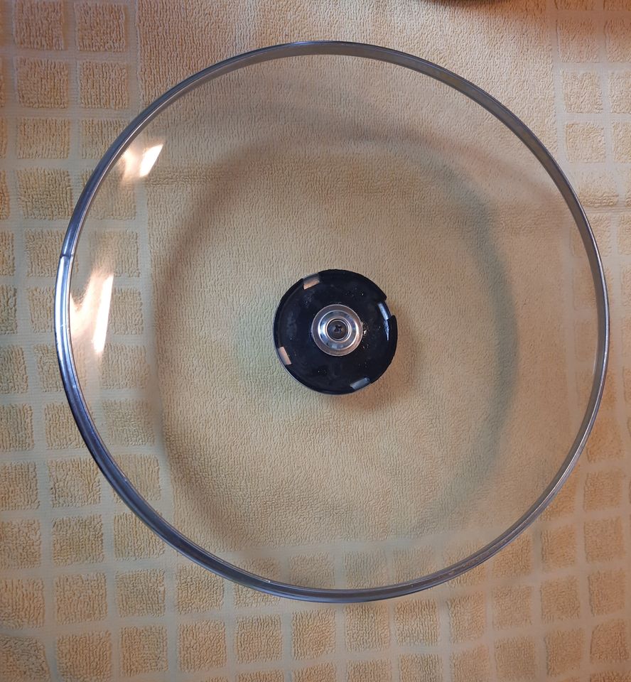 Edelstahl Spargel Kochtopf mit Glasdeckel 22 cm in Boppard