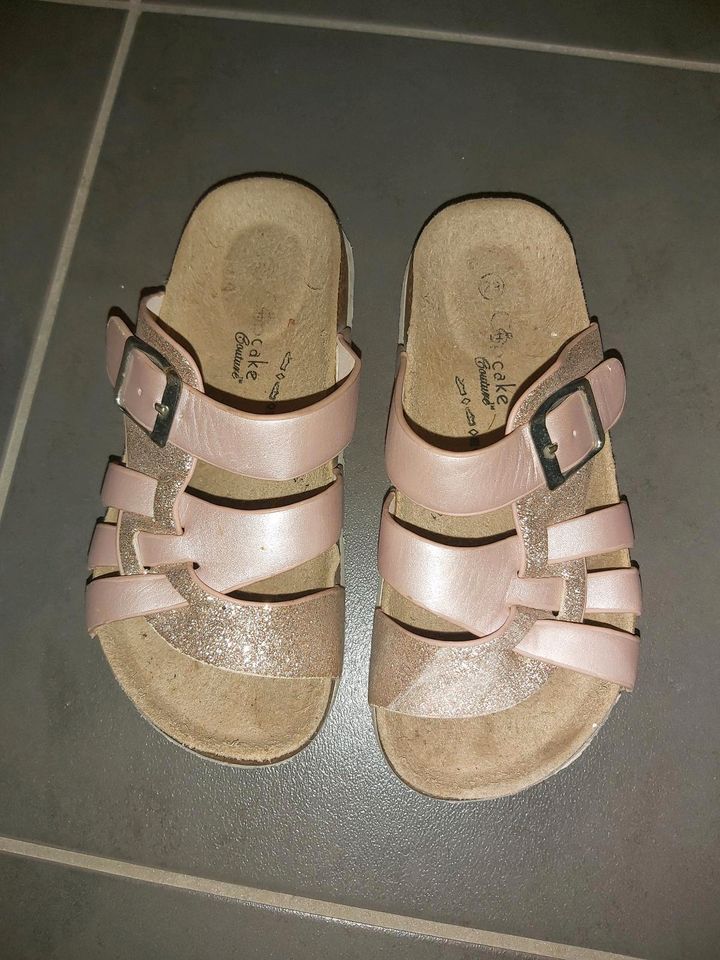 Sandalen rosa Glitzer 29 in Heringen (Werra)