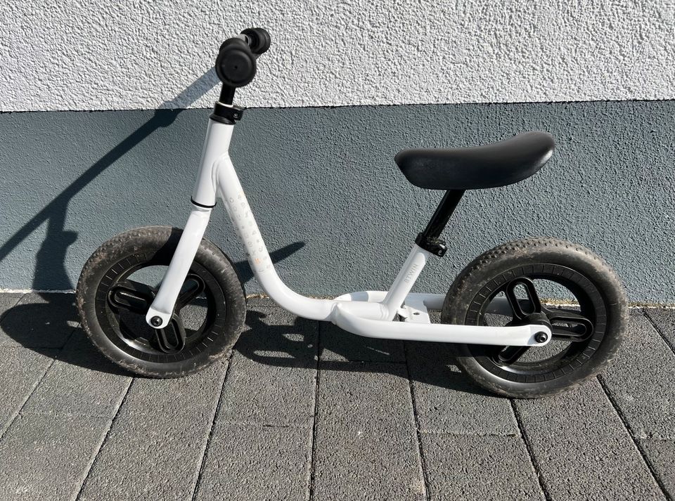 BTWIN Laufrad Kinder 10 Zoll Runride 100 weiß/schwarz in Bendorf