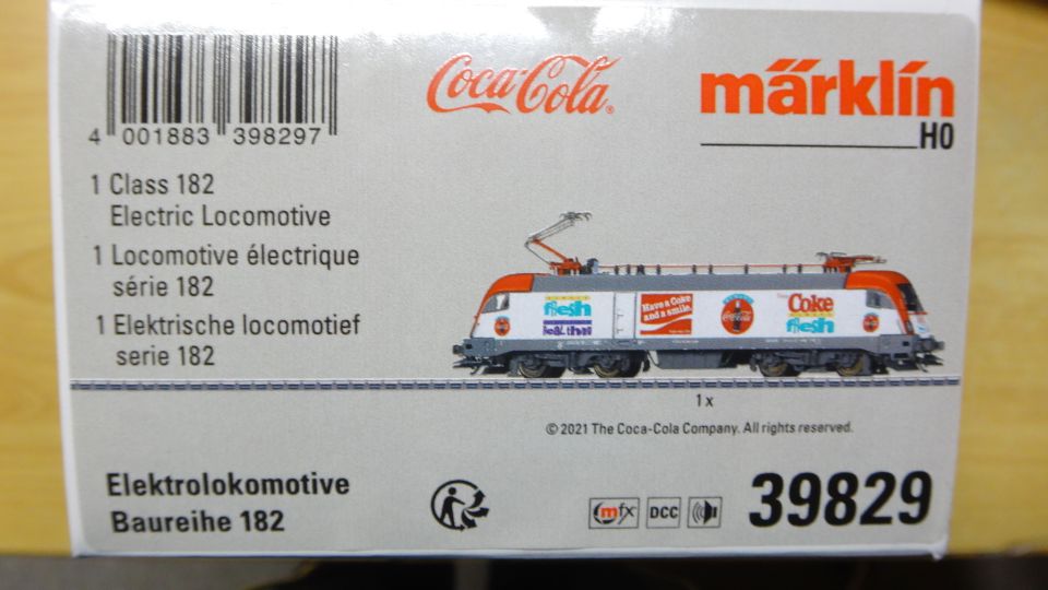 Märklin 39829 ~ BR 182 der (DB AG) *Coca Cola* in Krefeld