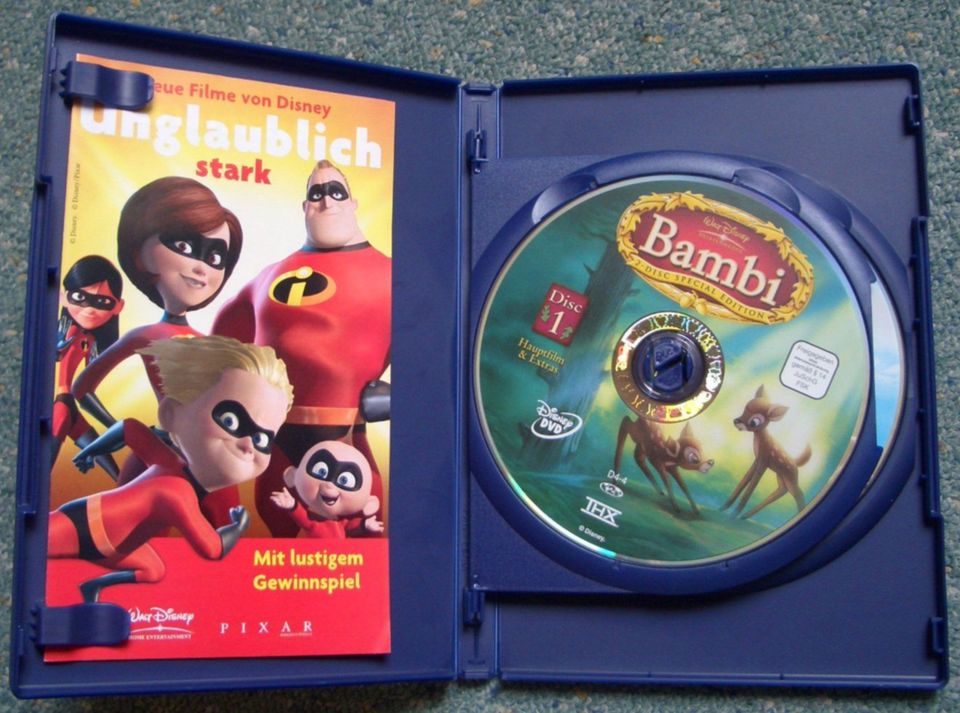 DVD Bambi 2-Disc Special Edition Walt Disney Erstaufl. Z4 selten! in Limburg