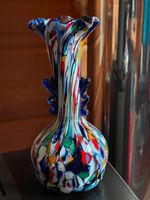 Murano Vase Fratelli Toso Carnivale Milefiori Bunt Vintage Nordrhein-Westfalen - Siegen Vorschau