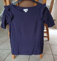 Blusenshirt Bluse Shirt NEU edc Esprit Rüschen kurzarm lila Gr.36 Nordrhein-Westfalen - Bocholt Vorschau