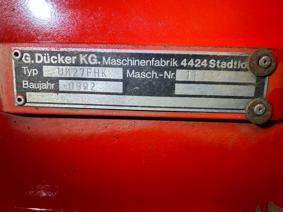 Mulcher Dücker UM27 in Hückelhoven
