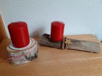 Kerzenhalter Stumpenkerze Holz deko Dekoration Geschenk Advent Niedersachsen - Kirchwalsede Vorschau
