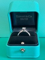 Tiffany Setting Gr. 50 0,33ct Verlobungsring Ring Platin 950 VS1 Hessen - Riedstadt Vorschau