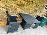 Sitzgruppe Garten Loungemöbel Holz schwarz Sachsen - Schlema Vorschau