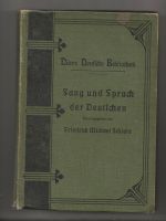 Sang und Spruch der Deutschen Dürr 1911 dt. Dichtung Sachsen-Anhalt - Bad Kösen Vorschau